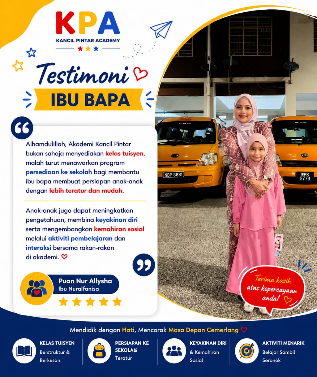 Testimoni Akademi Kancil Pintar